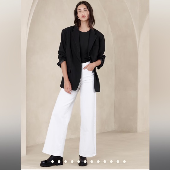 Banana Republic HIGH-RISE WIDE-LEG JEAN - Picture 1 of 8